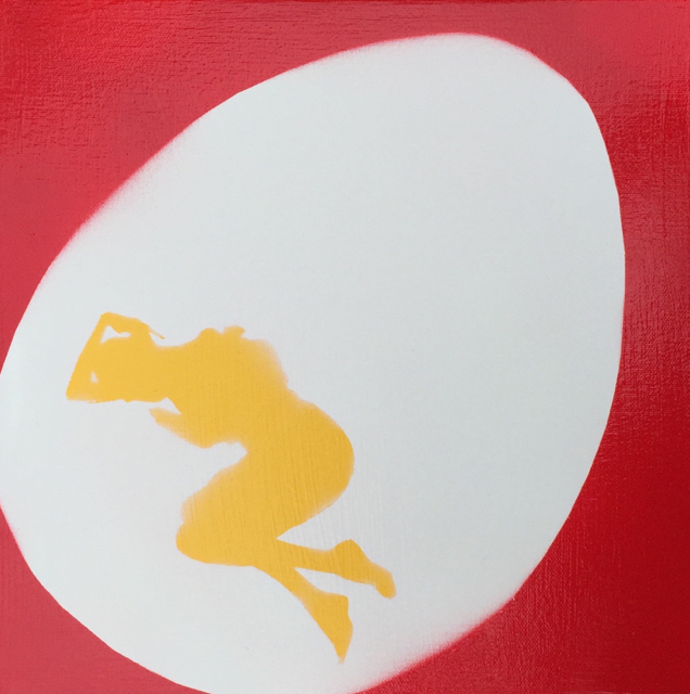 Incubate, Spray Paint on Canvas, 12